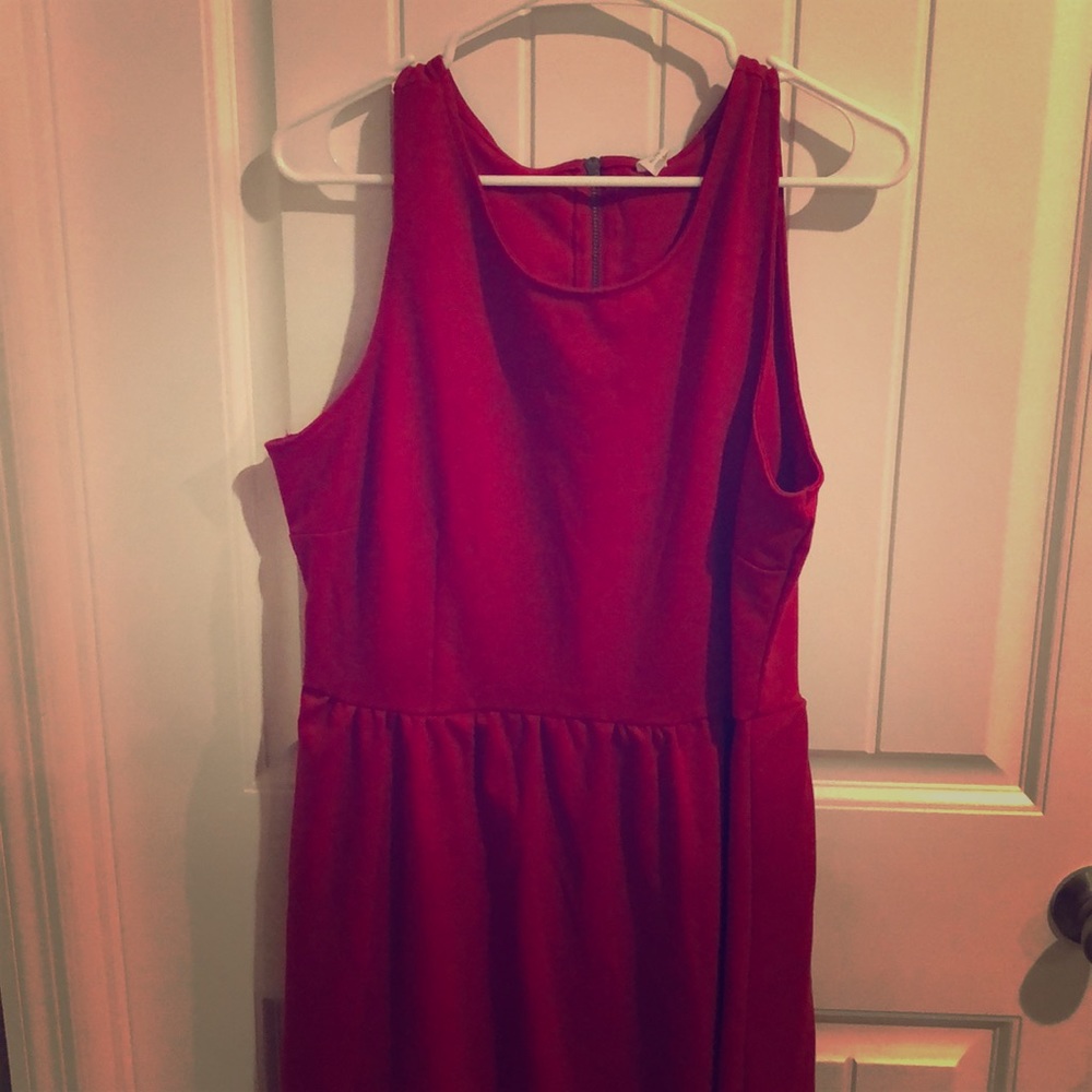 Red dress